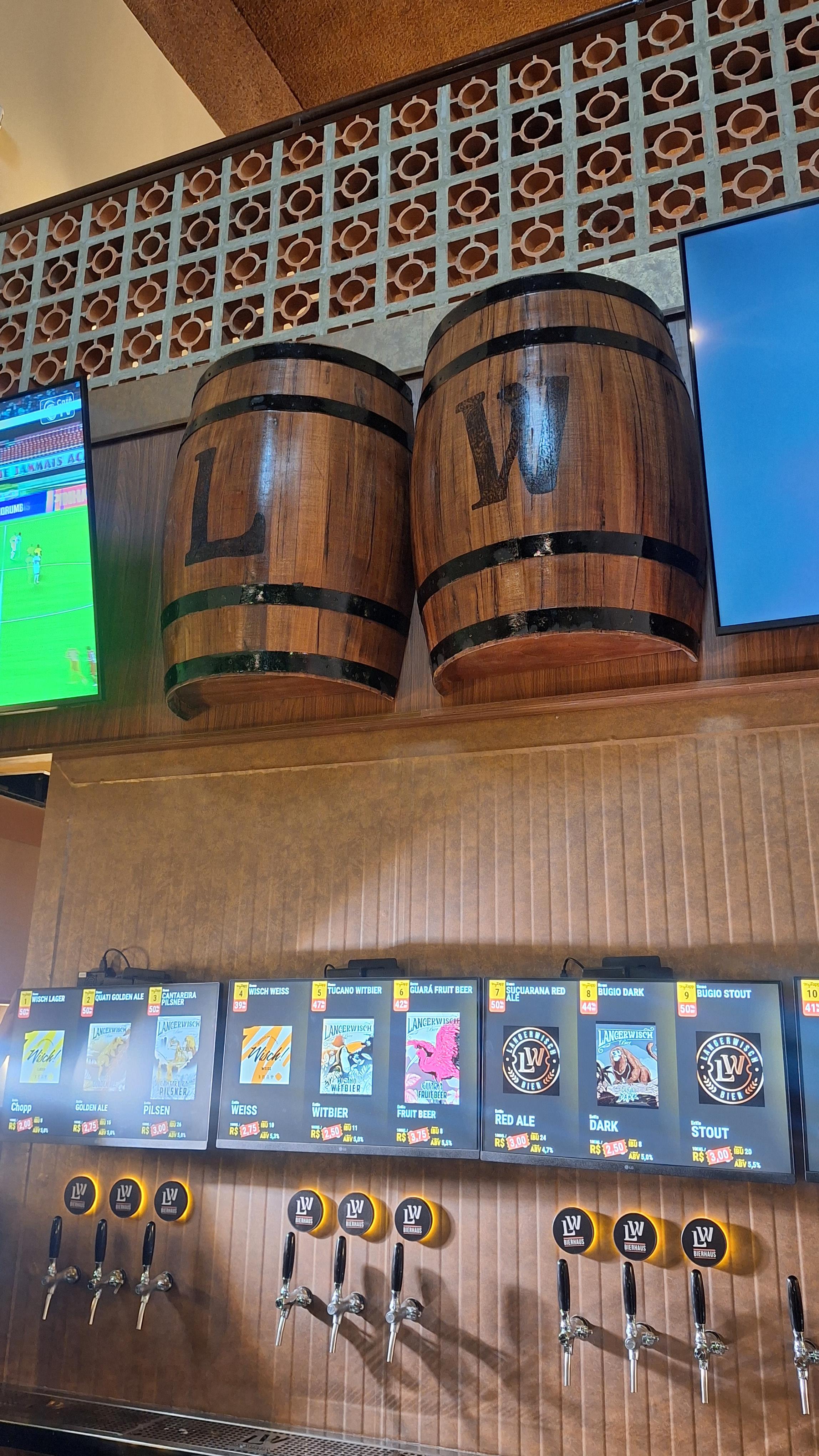 Chopp artesanal Langerwisch Bier gelado